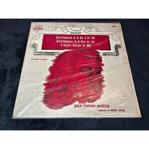 Mozart five contra dances KV 609 Berlin Symphony Orchestra vinyl 1444